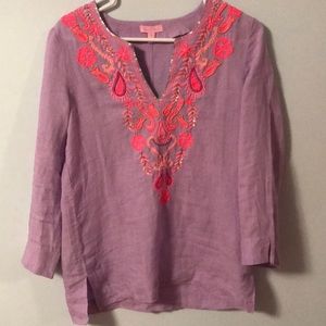 Lilly Pulitzer Amelia Island Tunic - Lilac Verbena